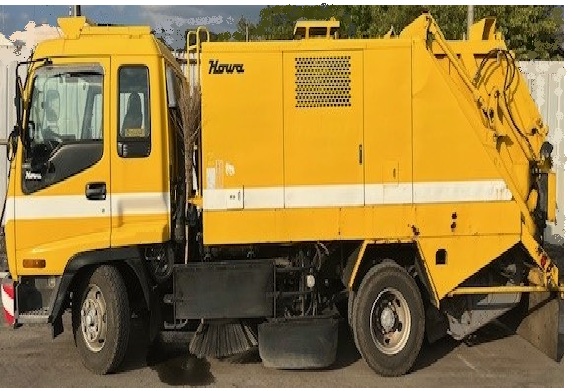 道路清掃車 側面